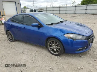 2013 Dodge Dart SXT z VIN 1C3CDFBA7DD343286, wystawiony jako Copart lot #57573145 z przebiegiem 180 337 mil mil oraz Czysty tytuł • Clean title. Historia ofert i sprzedaży dostępna na DreamBid. Obrazek 4.