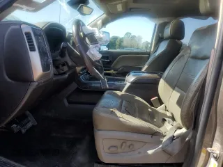 2015 GMC Sierra 2500HD available WiFi Denali with VIN 1GT120E87FF623120, listed as a Copart auction lot 44894325 with 0 mi miles and Salvage Title. Bid and sale history available at carsss.com. Image 7.