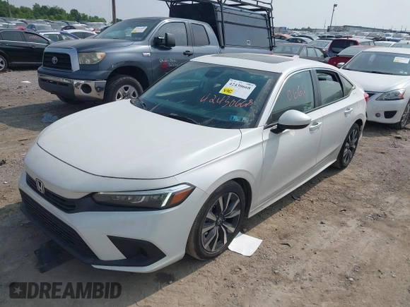 2022 Honda Civic EX with VIN JHMFE1F78NX004526, listed as a IAAI auction lot 42430668 with 56,246 mi miles and . Bid and sale history available at DreamBid. Image 2.