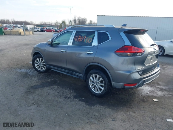 2017 Nissan Rogue S with VIN KNMAT2MT0HP568120, listed as a IAAI auction lot 41700980 with 154,234 mi miles. Bid and sale history available at carsss.com. Image 3.