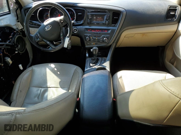 2012 Kia Optima EX with VIN 5XXGN4A78CG089984, listed as a Copart auction lot 46118675 with 122,598 mi miles and Salvage Title. Bid and sale history available at DreamBid. Image 8.