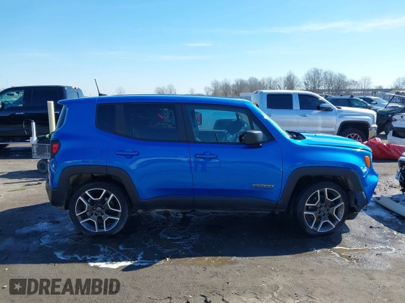 2020 Jeep Renegade Sport with VIN ZACNJAAB0LPM01438, listed as a IAAI auction lot 41608573 with 90,053 mi miles and . Bid and sale history available at carsss.com. Image 13.