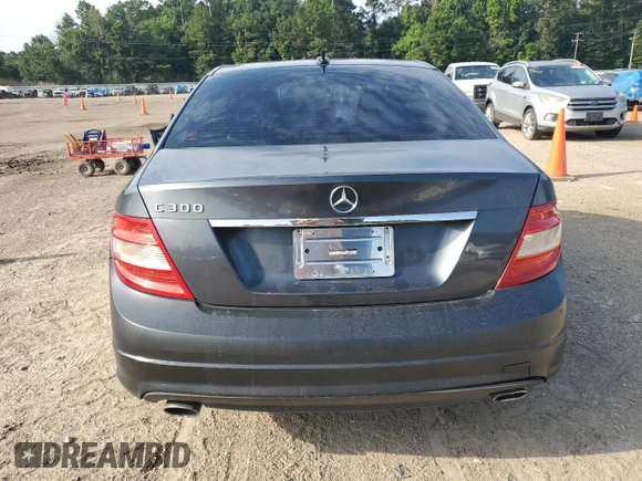 2010 Mercedes-Benz C 300 Sport with VIN WDDGF5EB1AR102933, listed as a Copart auction lot 61133215 with 136,319 mi miles and Salvage title. Bid and sale history available at DreamBid. Image 6.