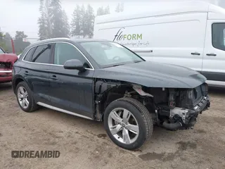 2018 Audi Q5 Premium Plus z VIN WA1BNAFY5J2204368, wystawiony jako IAAI lot #41825353 z przebiegiem 44 479 mil mil oraz . Historia ofert i sprzedaży dostępna na DreamBid. Obrazek 1.