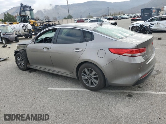 2016 Kia Optima LX Turbo with VIN 5XXGT4L15GG037782, listed as a Copart auction lot 43381115 with 109,015 mi miles and Salvage Title. Bid and sale history available at carsss.com. Image 2.