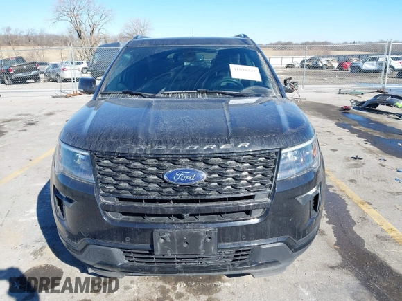 2019 Ford Explorer Sport with VIN 1FM5K8GT5KGA27196, listed as a IAAI auction lot 41690327 with 100,252 mi miles and . Bid and sale history available at carsss.com. Image 12.