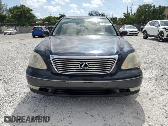 2005 Lexus LS 430 z VIN JTHBN36F755014039, wystawiony jako Copart lot #54259665 z przebiegiem 198 475 mil mil oraz Szkoda całkowita • Salvage title. Historia ofert i sprzedaży dostępna na DreamBid. Obrazek 5.
