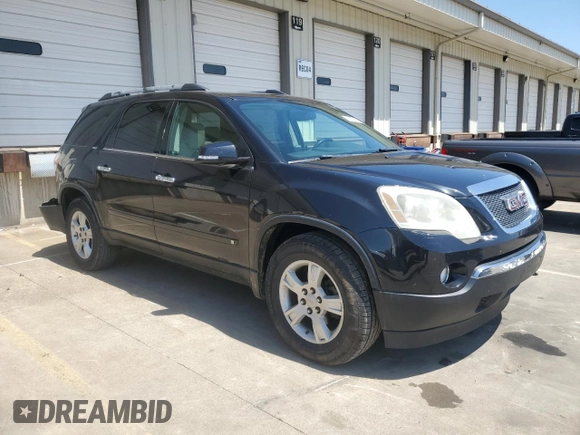 2010 GMC Acadia SLT1 with VIN 1GKLRMED9AJ107599, listed as a Copart auction lot 56105825 with 201,113 mi miles and Salvage title. Bid and sale history available at DreamBid. Image 4.