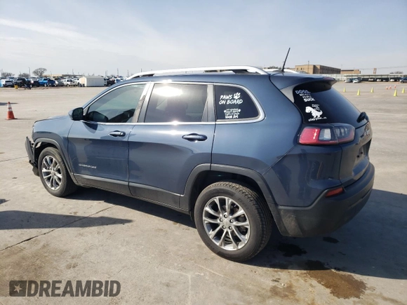 2020 Jeep Cherokee Latitude Plus with VIN 1C4PJLLB8LD556256, listed as a Copart auction lot 45321825 with 113,805 mi miles and Salvage Title. Bid and sale history available at carsss.com. Image 2.