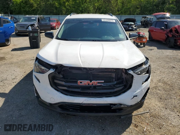 2020 GMC Terrain SLE with VIN 3GKALMEV8LL204371, listed as a Copart auction lot 52436975 with 93,052 mi miles and Salvage Title. Bid and sale history available at DreamBid. Image 5.
