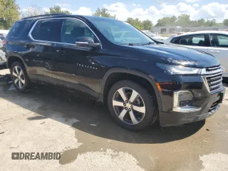2022 Chevrolet Traverse LT Leather with VIN 1GNERHKW9NJ125843, listed as a Copart auction lot 69592374 with 42,535 mi miles and Salvage Title. Bid and sale history available at carsss.com. Image 4.