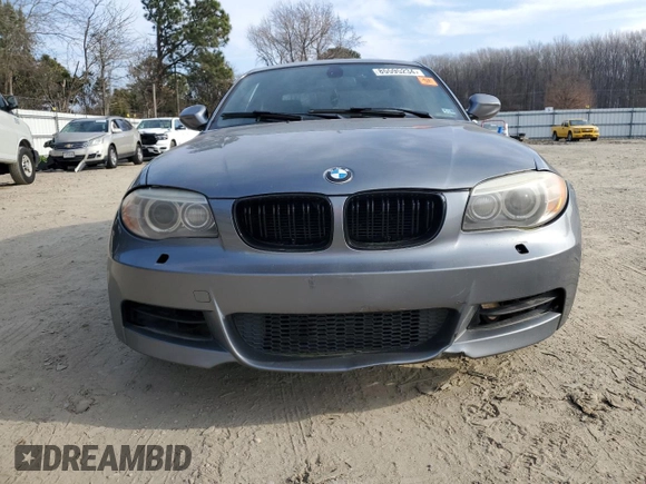 2012 BMW 1 Series 135i with VIN WBAUC9C56CVM12237, listed as a Copart auction lot 85595234 with Not provided miles and Salvage title. Bid and sale history available at DreamBid. Image 5.