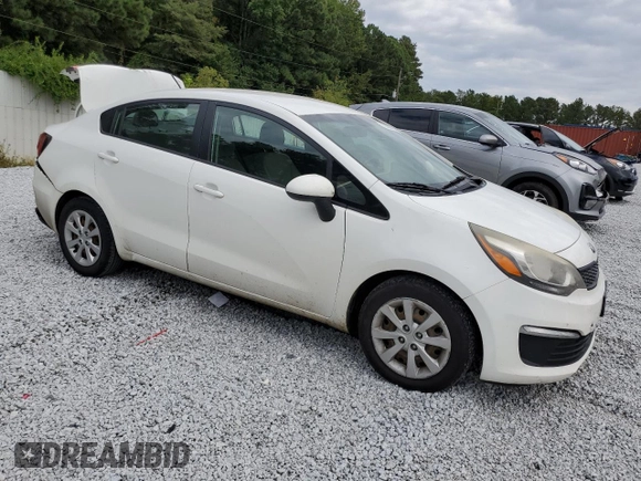 2016 Kia Rio LX with VIN KNADM4A36G6549955, listed as a Copart auction lot 72186724 with 181,453 mi miles and Salvage Title. Bid and sale history available at DreamBid. Image 4.