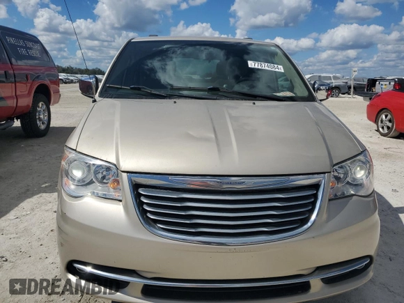2016 Chrysler Town & Country Limited Platinum with VIN 2C4RC1GG8GR127604, listed as a Copart auction lot 77874084 with 0 mi miles and Salvage Title. Bid and sale history available at carsss.com. Image 5.
