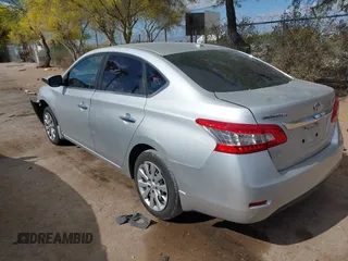 2015 Nissan Sentra SV with VIN 3N1AB7AP0FL668396, listed as a IAAI auction lot 42073977 with 159,280 mi miles. Bid and sale history available at carsss.com. Image 3.