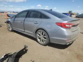2015 Hyundai Sonata Limited z VIN 5NPE34AB5FH163789, wystawiony jako Copart lot #53722105 z przebiegiem 89 558 mil mil oraz Szkoda całkowita • Salvage title. Historia ofert i sprzedaży dostępna na DreamBid. Obrazek 2.