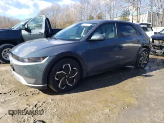2022 Hyundai IONIQ 5 SEL with VIN KM8KNDAF7NU058011, listed as a Copart auction lot 46490645 with 32,312 mi miles and Salvage Title. Bid and sale history available at carsss.com. Image 1.