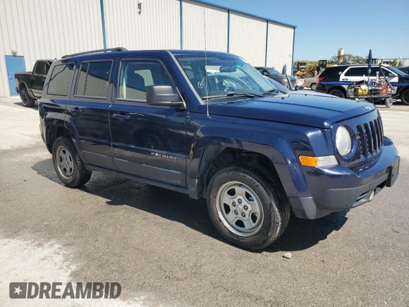 2014 Jeep Patriot Sport with VIN 1C4NJPBB6ED632494, listed as a Copart auction lot 48346535 with 138,723 mi miles and Salvage Title. Bid and sale history available at DreamBid. Image 4.