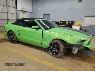 2014 Ford Mustang GT with VIN 1ZVBP8FFXE5243367, listed as a Copart auction lot 48126265 with 51,550 mi miles and Salvage title. Bid and sale history available at DreamBid. Image 4.