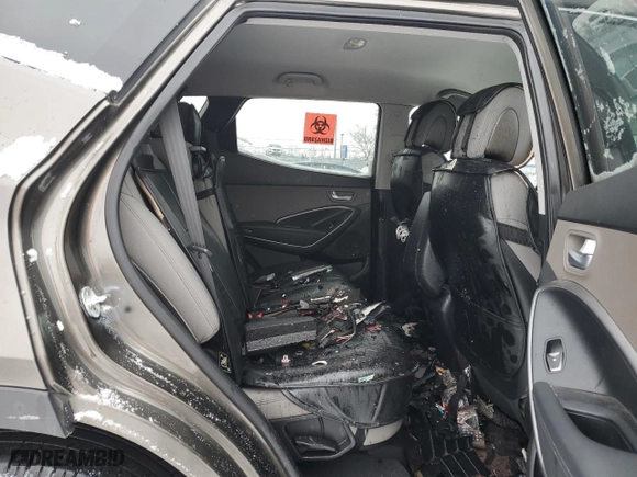 2014 Hyundai Santa Fe Sport with VIN 5XYZT3LB1EG170009, listed as a Copart auction lot 89091215 with 0 mi miles and Salvage Title. Bid and sale history available at carsss.com. Image 11.