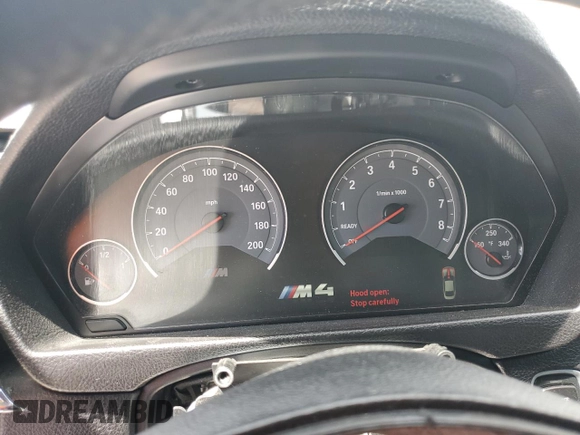 2017 BMW M4 with VIN WBS3R9C33HA014020, listed as a Copart auction lot 51743804 with 0 mi miles. Bid and sale history available at carsss.com. Image 9.