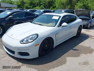 2014 Porsche Panamera with VIN WP0AA2A74EL013252, listed as a IAAI auction lot 42031010 with 78,890 mi miles. Bid and sale history available at carsss.com. Image 2.