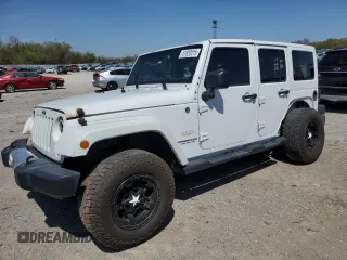 2014 Jeep Wrangler Unlimited Sahara with VIN 1C4BJWEG0EL265120, listed as a Copart auction lot 51833015 with 154,578 mi miles and Salvage Title. Bid and sale history available at carsss.com. Image 1.