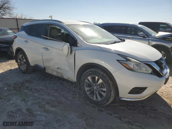 2015 Nissan Murano SV with VIN 5N1AZ2MH4FN214602, listed as a Copart auction lot 42746235 with 130,705 mi miles and Salvage Title. Bid and sale history available at carsss.com. Image 4.