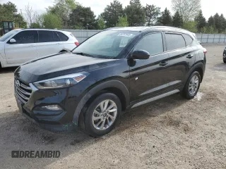 2018 Hyundai Tucson SEL with VIN KM8J3CA47JU732064, listed as a Copart auction lot 54757445 with 33,631 mi miles and Salvage title. Bid and sale history available at DreamBid. Image 1.