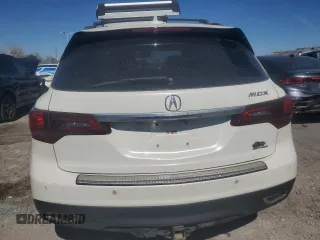 2015 Acura MDX Advance/Entertainment Pkg with VIN 5FRYD4H87FB023244, listed as a Copart auction lot 50199235 with 167,827 mi miles and Salvage Title. Bid and sale history available at carsss.com. Image 6.