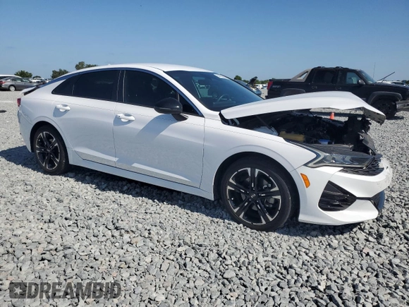 2021 Kia K5 GT-Line with VIN 5XXG64J22MG076277, listed as a Copart auction lot 54786385 with 54,883 mi miles and Non Repairable. Bid and sale history available at carsss.com. Image 4.