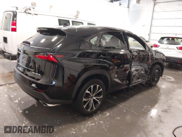 2015 Lexus NX 200t with VIN JTJBARBZ5F2033429, listed as a IAAI auction lot 41437851 with 79,799 mi miles. Bid and sale history available at carsss.com. Image 4.