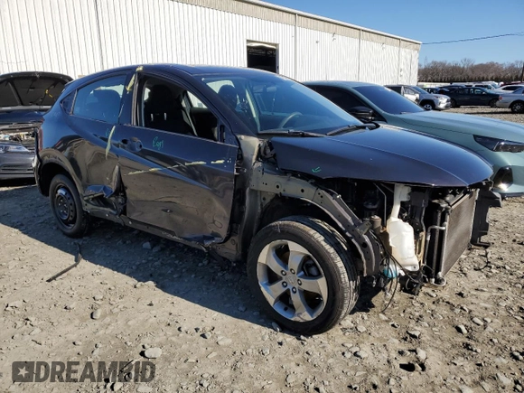 2017 Honda HR-V LX with VIN 3CZRU6H38HM714202, listed as a Copart auction lot 47058515 with 67,691 mi miles and Salvage Title. Bid and sale history available at DreamBid. Image 4.