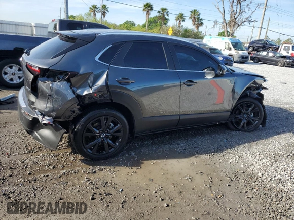2025 Mazda CX-30 2.5 S Select Sport with VIN 3MVDMBBM4SM787924, listed as a Copart auction lot 50571185 with 1,608 mi miles and Salvage Title. Bid and sale history available at carsss.com. Image 3.