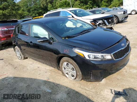 2017 Kia Forte LX with VIN KNAFK5A85H5684822, listed as a Copart auction lot 65673304 with 91,840 mi miles and Salvage Title. Bid and sale history available at DreamBid. Image 4.