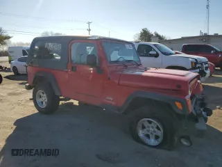 2005 Jeep Wrangler Unlimited with VIN 1J4FA44SX5P353588, listed as a Copart auction lot 42412885 with 72,863 mi miles and Salvage Title. Bid and sale history available at carsss.com. Image 4.