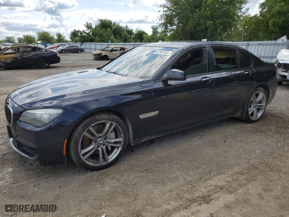 2012 BMW 7 Series 750i xDrive with VIN WBAKC6C5XCC396643, listed as a Copart auction lot 67945534 with 0 mi miles and Clean Title. Bid and sale history available at carsss.com. Image 1.