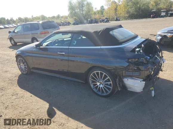 2022 Mercedes-Benz C 300 with VIN W1KWK8EB0NG111374, listed as a Copart auction lot 74877914 with 21,348 mi miles and Salvage Title. Bid and sale history available at DreamBid. Image 2.