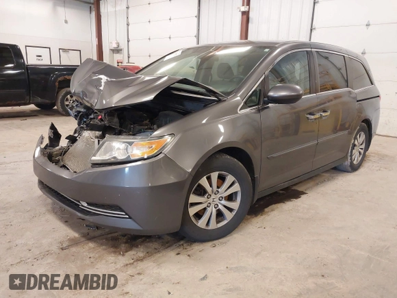 2016 Honda Odyssey SE with VIN 5FNRL5H38GB039652, listed as a IAAI auction lot 41985520 with Not Provided miles and . Bid and sale history available at DreamBid. Image 17.