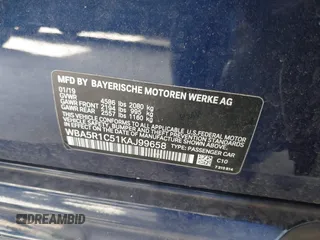 2019 BMW 3 Series 330i z VIN WBA5R1C51KAJ99658, wystawiony jako IAAI lot #42158041 z przebiegiem Nie podano mil oraz . Historia ofert i sprzedaży dostępna na DreamBid. Obrazek 9.