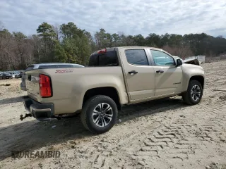 2021 Chevrolet Colorado 4WD Z71 z VIN 1GCGTDEN7M1221936, wystawiony jako Copart lot #47198755 z przebiegiem 46 422 mil mil oraz Szkoda całkowita • Salvage title. Historia ofert i sprzedaży dostępna na DreamBid. Obrazek 3.