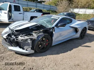 2021 Chevrolet Corvette 2LT with VIN 1G1YB2D48M5119342, listed as a Copart auction lot 76086734 with 4,198 mi miles and Clean Title. Bid and sale history available at carsss.com. Image 1.