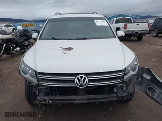 2017 Volkswagen Tiguan Wolfsburg Edition with VIN WVGSV7AX6HK003768, listed as a IAAI auction lot 41137411 with 117,862 mi miles. Bid and sale history available at carsss.com. Image 13.