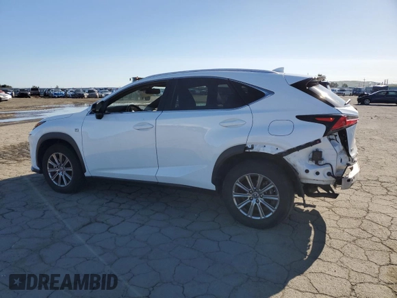 2020 Lexus NX with VIN JTJSARDZ7L5011357, listed as a Copart auction lot 51182075 with 58,908 mi miles and Salvage Title. Bid and sale history available at carsss.com. Image 2.