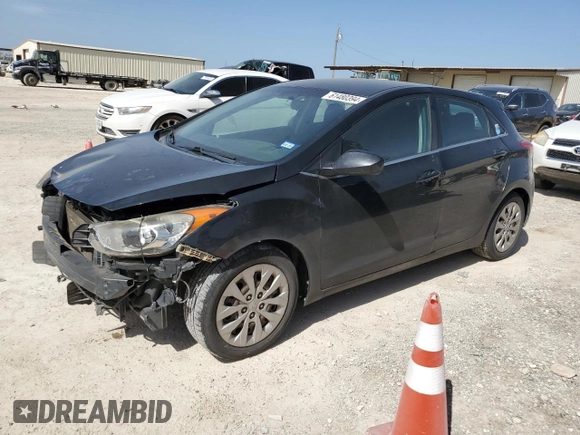 2016 Hyundai Elantra GT with VIN KMHD35LH6GU286135, listed as a Copart auction lot 61480394 with 90,506 mi miles and Salvage Title. Bid and sale history available at carsss.com. Image 1.