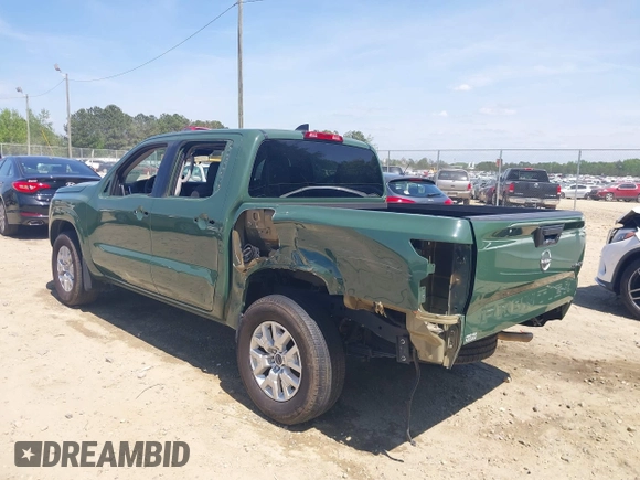 2022 Nissan Frontier SV with VIN 1N6ED1EK1NN695199, listed as a IAAI auction lot 42085368 with 30,481 mi miles and . Bid and sale history available at DreamBid. Image 6.