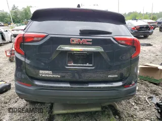 2021 GMC Terrain SLE with VIN 3GKALTEV8ML331424, listed as a Copart auction lot 61716814 with 8,814 mi miles and Salvage Title. Bid and sale history available at carsss.com. Image 6.