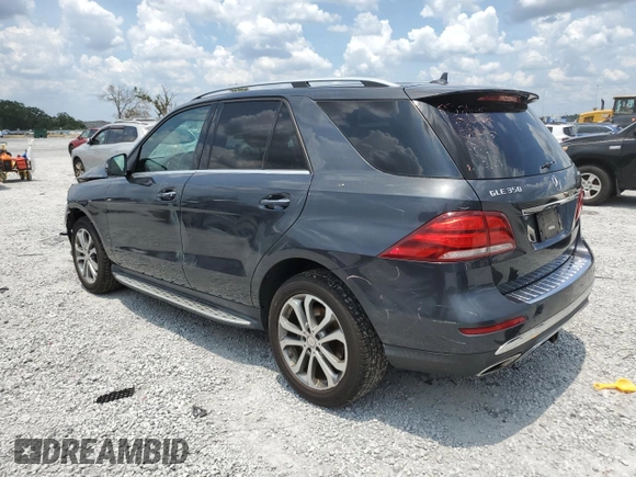 2016 Mercedes-Benz GLE 350 with VIN 4JGDA5HB2GA703925, listed as a Copart auction lot 59176865 with 89,376 mi miles and Salvage title. Bid and sale history available at DreamBid. Image 2.