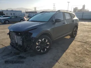 2023 Kia Sportage Plug-In Hybrid X-Line with VIN KNDPYDAH8P7097842, listed as a Copart auction lot 44453605 with 55,137 mi miles and Salvage Title. Bid and sale history available at carsss.com. Image 1.
