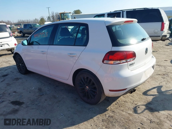 2013 Volkswagen Golf TDI w/Sunroof & Nav with VIN WVWNM7AJ5DW127811, listed as a IAAI auction lot 41417955 with 138,177 mi miles and . Bid and sale history available at DreamBid. Image 3.